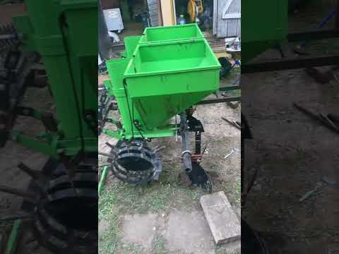 Видео: Картофелесажалка!) Небольшие доработки!