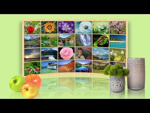 Видео: 3. Урок. Коллаж. Много фото 2 - Collage. Lot photo 2
