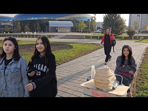 Видео: прогулка близ Almaty Arena Алматы Арена #walkingtour