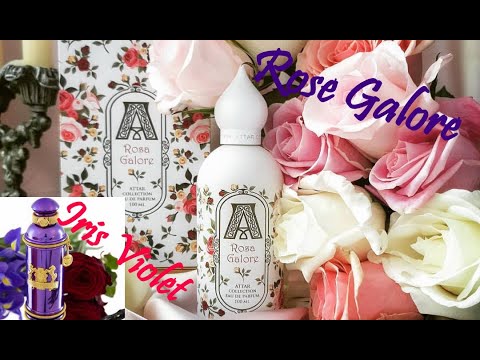 Видео: 🌹Аромат о Розе и не совсем об Ирисе-Attar Collection Rosa Galore+Alexandre.J Iris Violet🍎