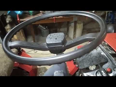 Видео: МТЗ 132 С ГИДРАВЛИЧЕСКИМ РУЛЕВЫМ УПРАВЛЕНИЕМ НА ЗАДНЕЙ ПОЛУРАМЕ.