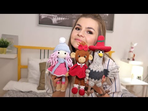 Видео: Готовые работы за февраль: куклы, обезьянки, голубь