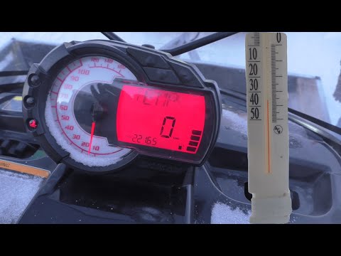 Видео: Снегоход Arctic Cat Bearcat Z1, проблемы с запуском в мороз.