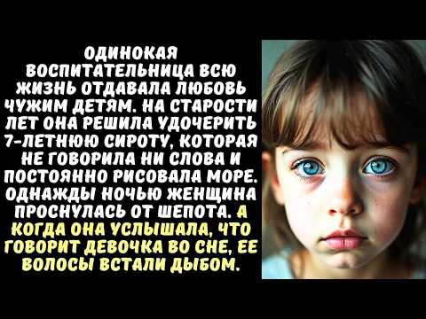 Видео: ВОСПИТАТЕЛЬНИЦА детдома удочерила самую ЗАМКНУТУЮ девочку, а когда та впервые заговорила во сне...