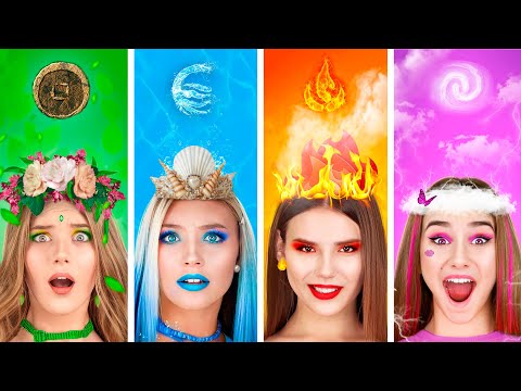 Видео: Мы Удочерили 4 Стихии! Семейные Проблемы с Девушкой-Огонь, Вода, Воздух и Земля