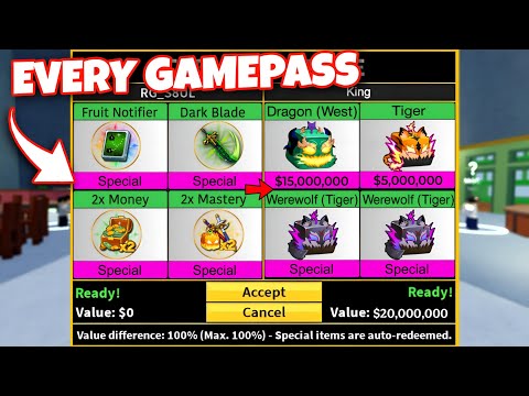 Видео: Обменяй все игровые пропуски, чтобы получить тонны фруктов оборотня и дракона в одном видео || По...