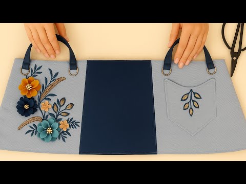 Видео: Что можно сделать из джинсовых лоскутов и кружева? Не пропустите финал!