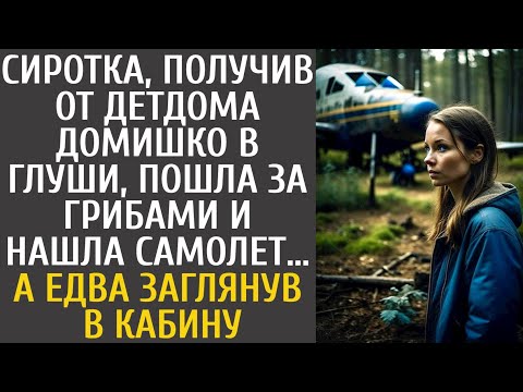Видео: Сиротка, получив от детдома дом в глуши, пошла за грибами и нашла самолет… А едва заглянув в кабину…