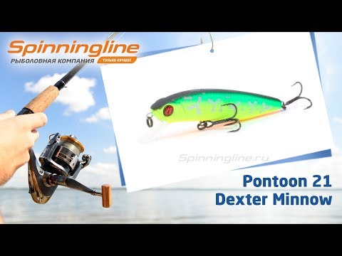 Видео: Воблеры Pontoon 21 Dexter Minnow