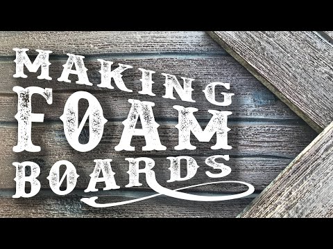 Видео: Быстрая и реалистичная текстура дерева из пенопласта!