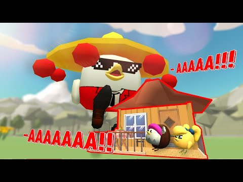 Видео: РАЗДАВИЛ ДОМИК В Чикен Гане!🤯 МАЛЕНЬКИЙ ДОМ VS ОГРОМНЫЙ! Chicken Gun