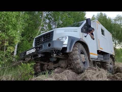 Видео: Садко Некст на шинах К-58 от БТР, ЖЕСТЬ!!! GAZ Trackmaster 4x4 on K-58 tires BTR