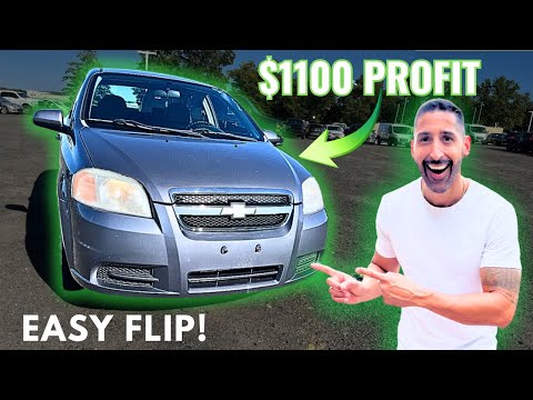Видео: Я заработал 1100 долларов за 2 дня, перепродавая автомобили. Полный процесс.