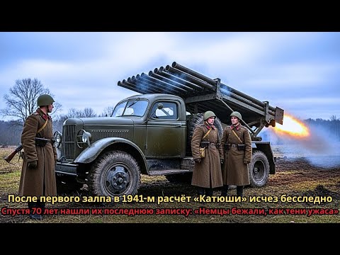 Видео: Расчёт первой 'Катюши' исчез после первого залпа… Спустя 70 лет нашли их послание!