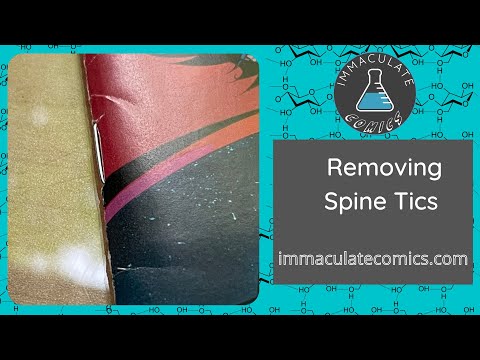 Видео: Устранение тиков и пятен на позвоночнике в комиксах
