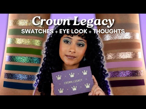 Видео: НОВАЯ палетка Glaminatrix x Monolith Crown Legacy | Образцы, образы, подробные мысли