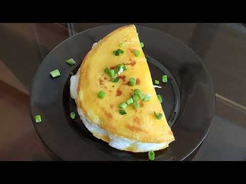 Видео: Знаменитый французский завтрак. Омлет "Пуляр".