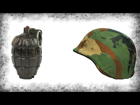 Видео: Что Будет Если Накрыть Гранату Шлемом?