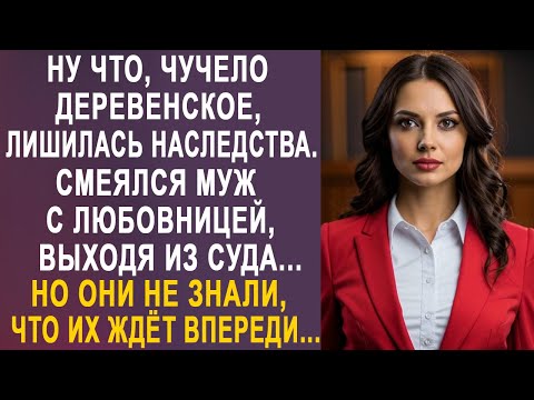 Видео: - Ну что, деревенщина, лишилась наследства - смеялся муж с любовницей. Но они не знали, что их ждёт.