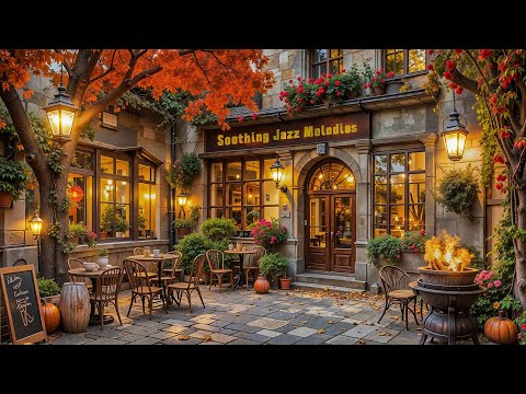 Видео: Уютная ноябрьская кофейня с джазом 🍂 Нежные осенние мелодии для релаксации