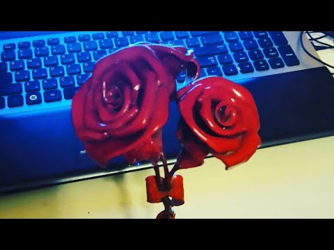 Видео: Как сделать розу из хлеба,теста (ЛЕГКО)2019