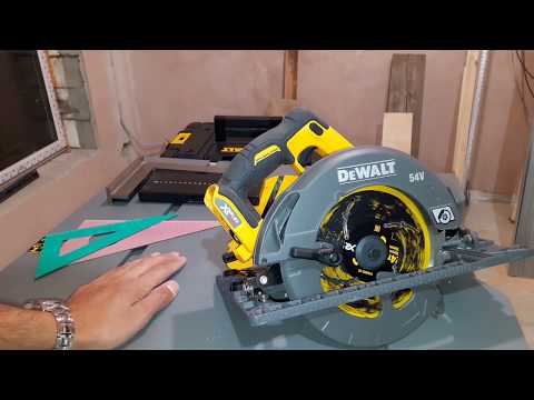 Видео: Проверка возможности настройки циркулярки. DeWALT. Возможно будет полезным видео.