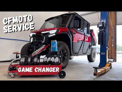 Видео: CFMOTO U10 Pro: кардинальное изменение в обслуживании | Электрический масляный поддон Garvee