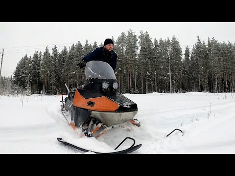 Видео: МОРЕ СНЕГА. САМОДЕЛЬНЫЙ СНЕГОХОД