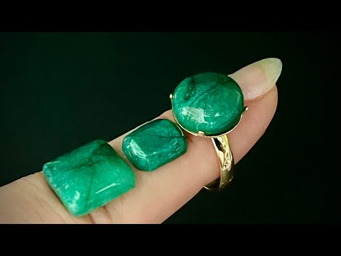 Видео: Потрясающий искусственный драгоценный камень из полимерной глины и смолы. Должен видеть