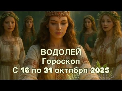 Видео: ВОДОЛЕЙ  - С16 ПО 31 ОКТЯБРЯ  2025 | ВАЖНО! | НЕ ВАЖНО! | РЕЗУЛЬТАТ | ПРОГНОЗ ОТ NATALLIA  MARKOWSKA