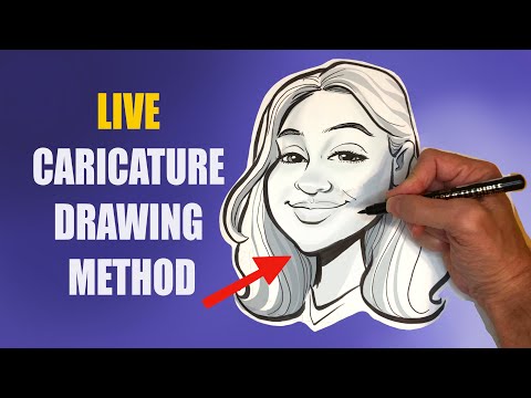 Видео: Метод рисования живой карикатуры