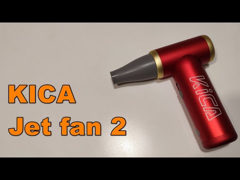 Видео: KiCA Jet fan 2: турбореактивный двигатель в кармане