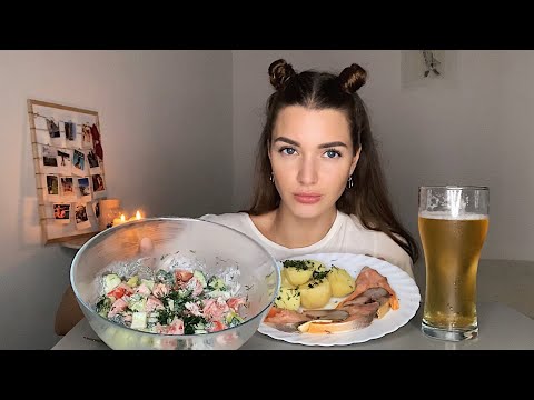 Видео: БРОСАЮ ПИТЬ❌ ТИНДЕР | МУКБАНГ пиво рыба || не ASMP || MUKBANG