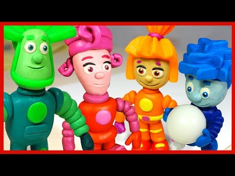 Видео: Как слепить Фиксиков из пластилина. Фиксики. Все серии. Plasticine. Play Doh (Stop Motion).