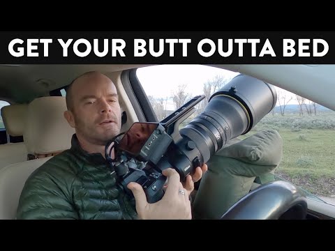 Видео: Вылезайте из кровати и делайте фотографии! — Видеоблог о дикой природе в горах Тетон