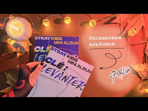 Видео: Stray Kids Clé : LEVANTER (Clé, Levanter ver.) Распаковка альбомов