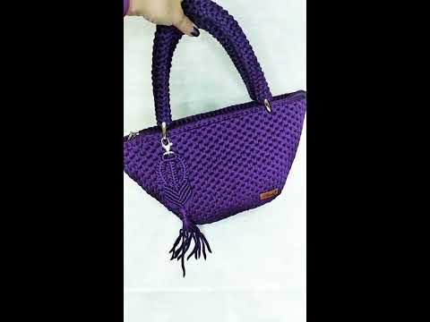 Видео: Сумочка из Полиэфирного шнура от s.elena_bags