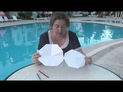 Видео: Как из бумажного квадрата сложить правильный восьмиугольник?