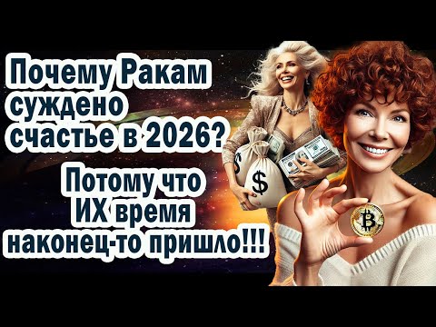 Видео: Почему Раку суждено стать самым счастливым знаком 2026 года? Он обретёт всё что искал