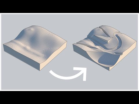 Видео: Раскопки в рамках 3D-модели местности — Rhino 7