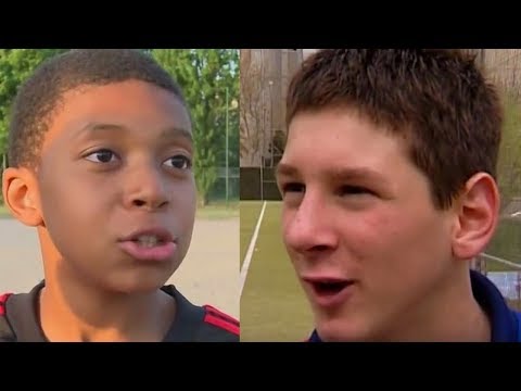 Видео: Самые первые интервью футболистов: Месси, Мбаппе, Неймар, Ван Дейк, Ибрагимович [НА РУССКОМ]