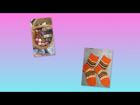 Видео: Неделя носочных стартов из остатков 🧦