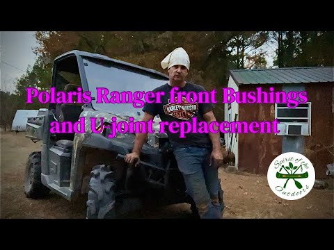 Видео: Замена передних втулок и крестовин Polaris Ranger
