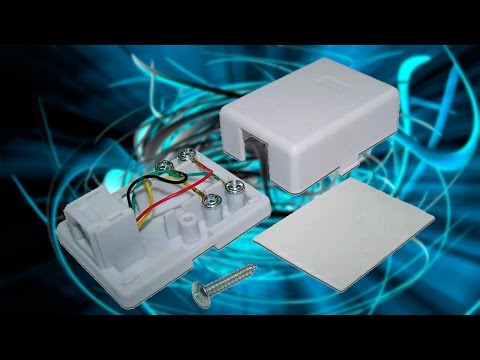 Видео: Как подключить телефонную розетку