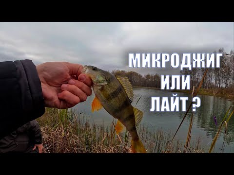 Видео: МИКРОДЖИГ ИЛИ ЛАЙТ? МАЛАЯ РЕЧКА ИЛИ ОЗЕРО? ЩУКА НА ВОБЛЕР И ОКУНЬ НА РЕЗИНУ В ОКТЯБРЕ