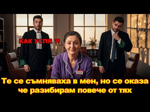 Видео: БЪЛГАРСКА ЧИСТАЧКА БЕШЕ УНИЗЕНА ОТ АДВОКАТИ – НО НАКРАЯ ИМЕННО ТЯ СПАСИ ТЯХНАТА ФИРМА ОТ ФАЛИТ!