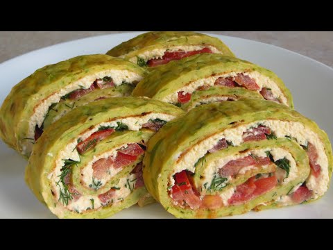 Видео: Легкий закусочний КАБАЧКОВИЙ рулет
