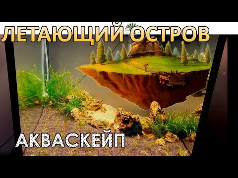 Видео: ЛЕТАЮЩИЙ ОСТРОВ. ЗАПУСК. STEP BY STEP AQUASCAPE FLYING ISLAND