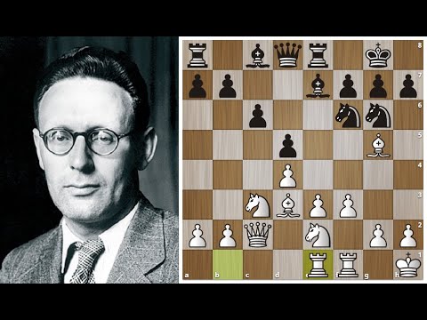 Видео: Михаил Ботвинник проводит Фирменную Атаку на Короля в "Карлсбаде"! Шахматы.