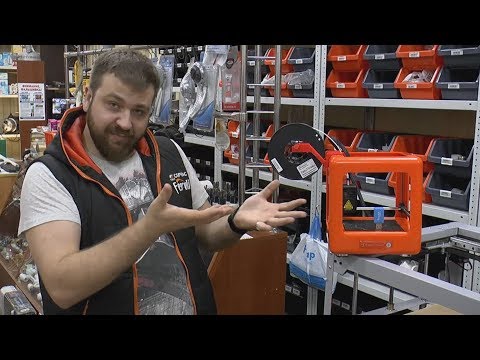 Видео: ГОМУНКУЛ СРЕДИ 3D ПРИНТЕРОВ! / Обзор 3д принтера E3D NANO